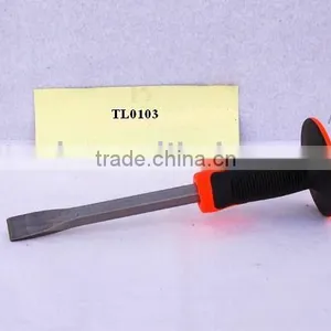 Flat Cold Chisel With Rubber Grip thumbnail-1