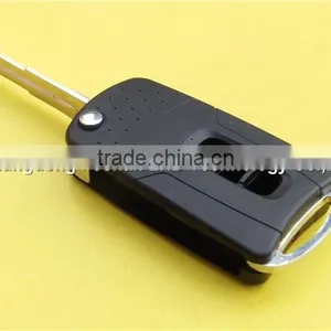 New Uncut Folding Flip Remote Key Shell Case Fob 3 Button for Chevrolet Captiva thumbnail-5