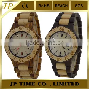 5 Years Natural Wooden Made Luxury Unisex Wooden Watch Analog Quartz thumbnail-4