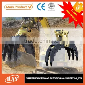 Hydraulic Clamshell Grab Bucket for Excavator/tractor thumbnail-1