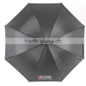 23 Inches Black Color Wooden Handle Umbrella Wholesaler thumbnail-2