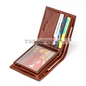 Experienced Factory Travel Good Design 100% Genuine Leather Purse thumbnail-3