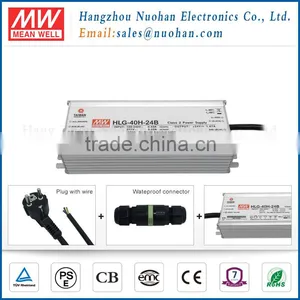 Meanwell Ip67 40w 24v Led Dimming Driver HLG-40H-24B Supplier's Choice thumbnail-1