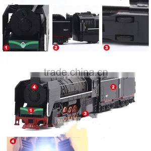 861WB Classic Retro-style Alloy Model Train Steam Locomotive Sound and Light Back Toys HO Scale 1:87 Quality Choice thumbnail-2