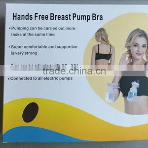 Maternity Bra Hands Free Breast Pump Bra Hands Fpump Bra Black Pink Beige Hands Free Breast Bra Good thumbnail-5