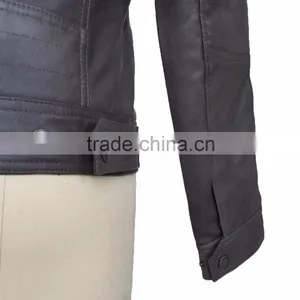 Men Garment Men Clothing PU Jacket 2016 thumbnail-6