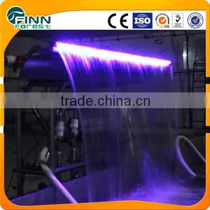 Outdoor Stainless Steel Waterfall Swimming Pool Waterfall Color thumbnail-1