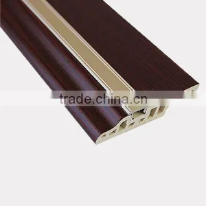 PVC Skirting Board//PVC Corner Skirting//waterproof PVC Skirting //PVC Foam Skirting Board/PVC Wall Skirting//PVC Floor Skirting thumbnail-1