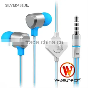 New Style 2013 Wallytech WHF-123 Metal Earphones For Samsung Galaxy S4 thumbnail-5