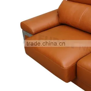 Attractive Design Lounge Furniture Classical Round Leather Sofa thumbnail-4