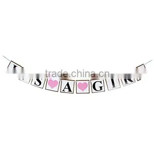 2016 Baby Shower Decorations Kit Includes Banner Sash Balloons Pom Poms More Set Photo Booth Props thumbnail-3