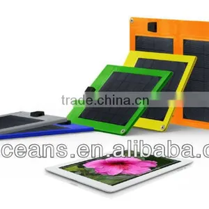 Portable Solar Panel 10w High Power Folding Solar Charger Panel for Iphone/ipad thumbnail-2