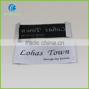 Customized High Quality Woven Clothing Labels Iron On Garment Labels thumbnail-6