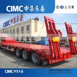 3 Axles Gooseneck Lowbed Used Semi Trailer With FUWA Axle thumbnail-4