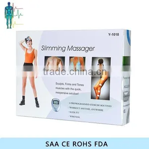 Digital Mini Pulse Shock Therapy Massager With 4Pads/Personal Tens Slimming Massager thumbnail-1