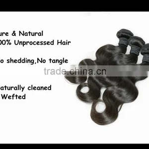 2014 Super Quality Body Wave Cheap Virgin Malaysian Hair Weaving thumbnail-1