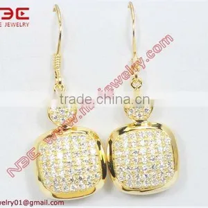 Gold Plated 925 Silver Earrings thumbnail-1