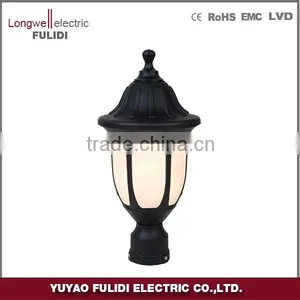 P213 Plastic Outdoor Lamp Garden Lantern Exterior Standing Energy Saving Light Lamp thumbnail-1