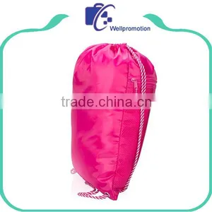 Polyester Drawstring Cinch Sacs With Custom Logo thumbnail-4
