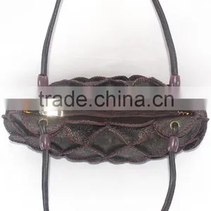 Antique Color Leather Bag Vintage Totally Handmade Crafts Top Quality Factory Price thumbnail-6