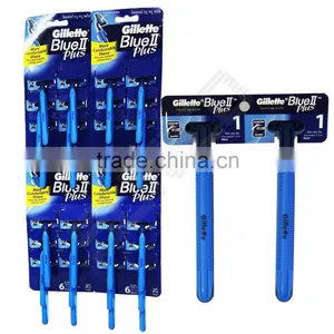 High Quality Removable Shaving Razor Disposable Plastic Rubber Shaving Razor thumbnail-1