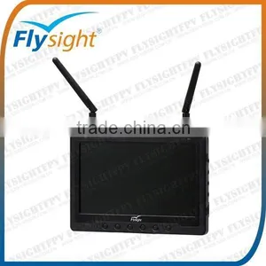 C883 Flysight 7" FPV LCD Monitor Black Pearl RC801 No Blue Screen for Aerial Photography Application thumbnail-2