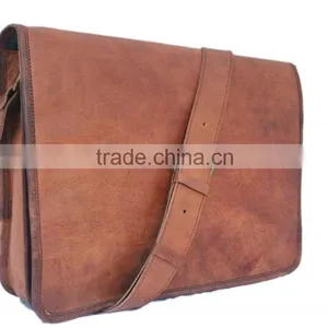 HandMade Vintage Leather Messenger Bags Cross Body Bag thumbnail-6