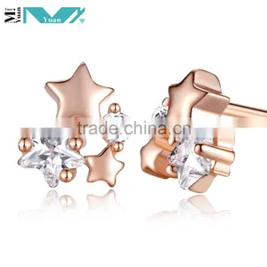 925 Sterling Silver Jewellery Star Wholesale Earrings thumbnail-1