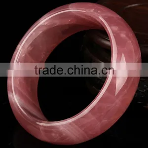 Beautiful High Quality Rose Quartz Crystal Bangles With Promotional Prices thumbnail-4