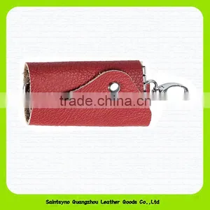 15099 Customer Logo Genuine Leather Key Holder Organizer thumbnail-4