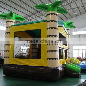 2016 New Design China Sunjoy Inflatable Jungle Combo Castle Combo With Slide for Sale Outdoors thumbnail-6