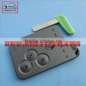 OkeyTech Renault Laguna Smart Key Card Cover 3 Buttons With Blade for Renault Key Card Renault thumbnail-1
