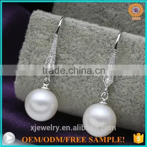 2016 Latest TOP Quality Shell Pearl S925 Silver Jewelry Earrings thumbnail-6