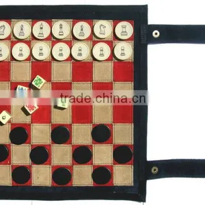 China Supplier Hot New Products for 2015 Leather Chess Board thumbnail-1