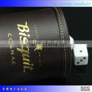 Promotional Leather Dice Cup Made in Shenzhen thumbnail-5