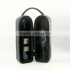 Leather Wine Carrying Bag for Two Bottles thumbnail-1