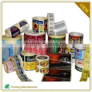 2015 Full Color Frozen Food Label Sticker Stickers For Isticks Cutting Printer Factory thumbnail-1