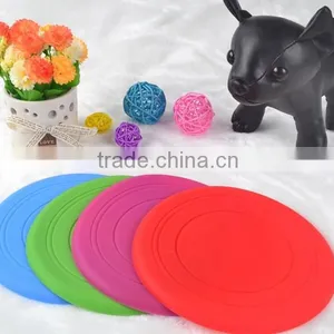 Comfortable Pet Toy Silicone Dog Frisbee thumbnail-1