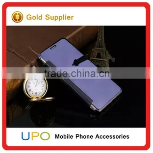 [UPO] Luxury Mirror Smart View Clear Flip Back Cover Case for Samsung Galaxy A5 2016 A510, A7 2016 A710 thumbnail-5