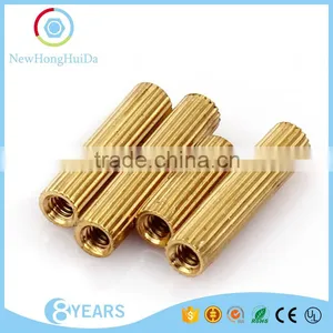 China Manufacturer Round Knurled Ruled Thread Cylinder Stud Screw thumbnail-2