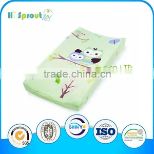Baby Contoured Changing Pad Owl Embroidery thumbnail-1