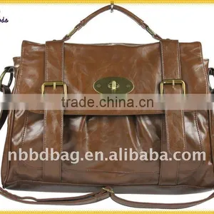 New Leather Computer Bag Messenger Bag for Laptop thumbnail-1