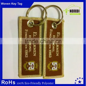 Wholesale Embroidered Christmas Gift Keychain /personalized Luggage Tag thumbnail-2