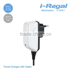 High Quality Travel Charger Dual Color Mini Wall Charger for Mobile Phone thumbnail-1