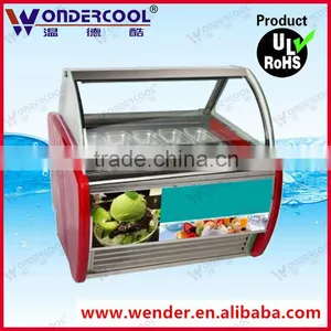 14GN Pans Commercial Gelato Italian Icecream Showcase thumbnail-1