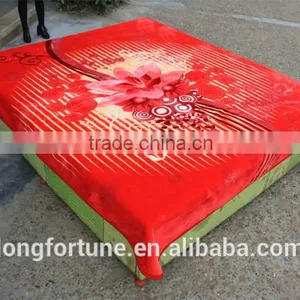 China Suppliers Quilt Blankets Rebel Wholesale 100% Polyester Knitted Cuddly Mink Fur Blanket thumbnail-1
