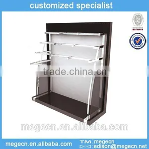 4 Tiers Cosmetic Plate Wood Flooring Display Rack thumbnail-2