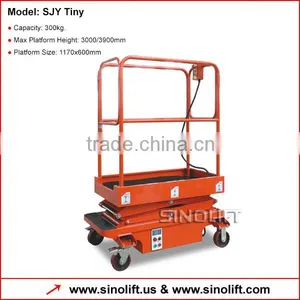Sinolift SJY Mobile Mini Scissor Lift thumbnail-1
