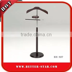 High Quality Portable Bedroom Clothes Rack Valet Stand for Clothes Hat Shelf thumbnail-4