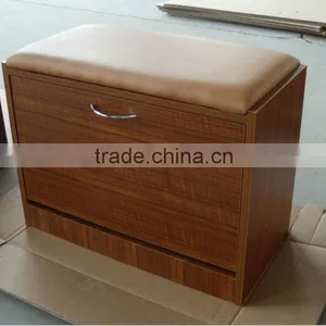 Melamine One Door Cherry With Matress Shoe Cabinet thumbnail-1